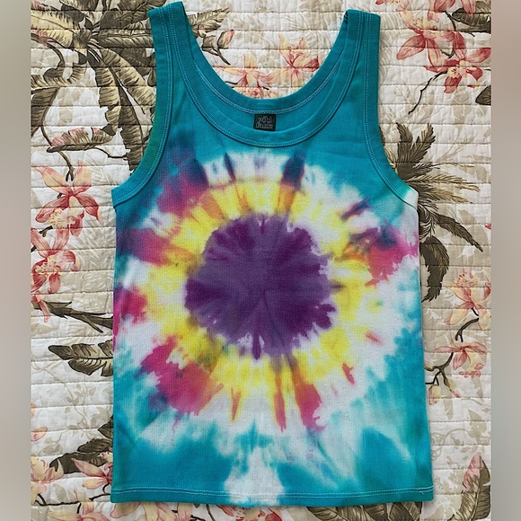🆓☀️ Wild Fable Womens Tie Dye Tank Size Medium - Picture 1 of 7